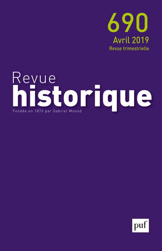 « La légende noire de l’IRA : entre historiographie révisionniste et mythologie unioniste », Revue historique (690), Paris, Presses Universitaires de France, 2019, pp. 405-425.